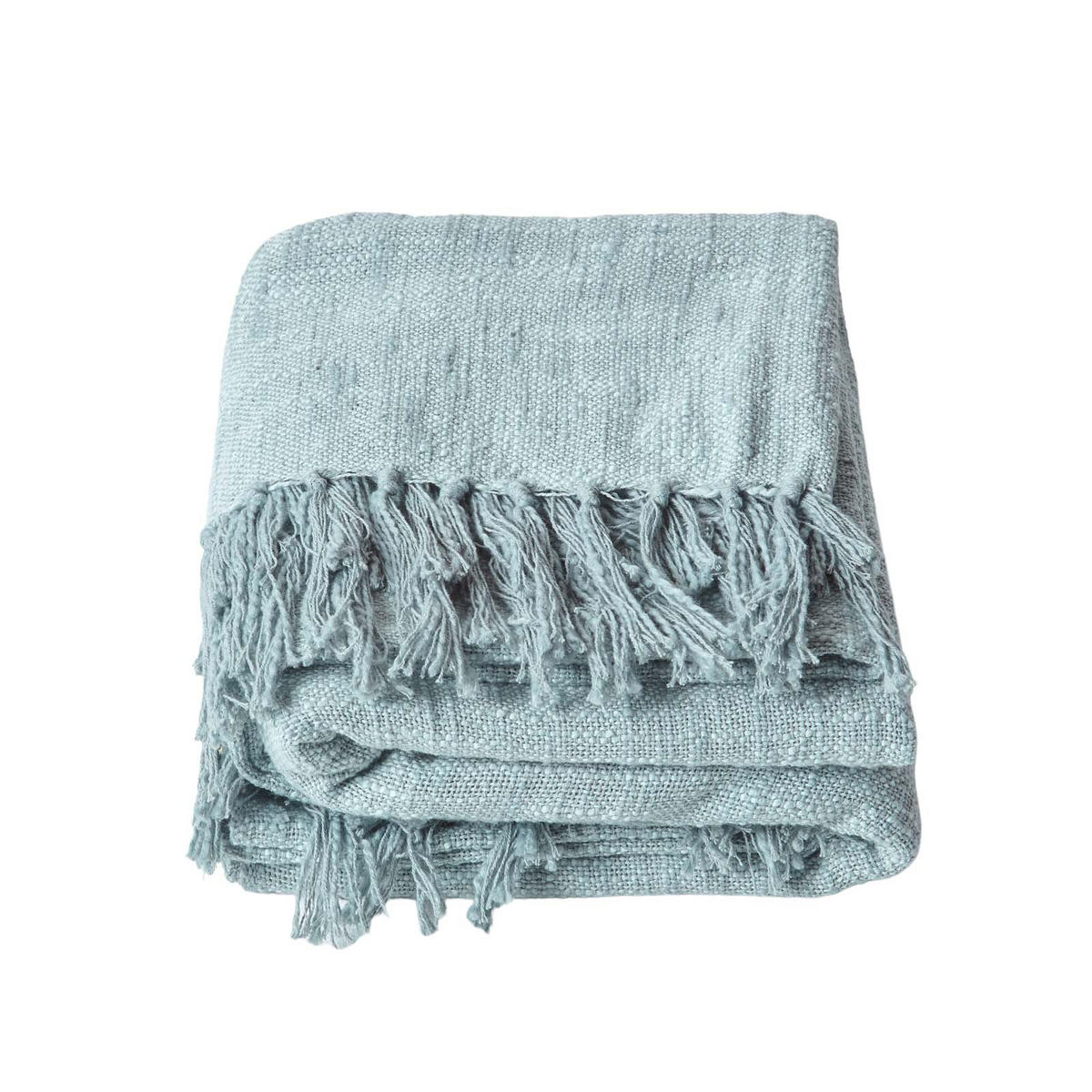 ÜBERWURF Nirvana Slub 225/255 cm, 100% Baumwolle - Grau, Textil (225/225cm) - Homescapes