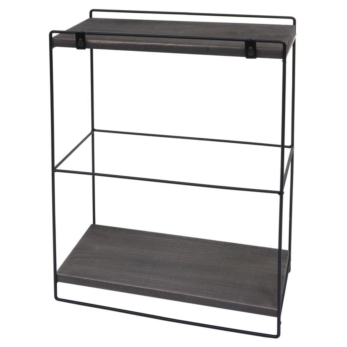 WANDREGAL Grau - Grau, Holz (35/50/17cm) - MCW