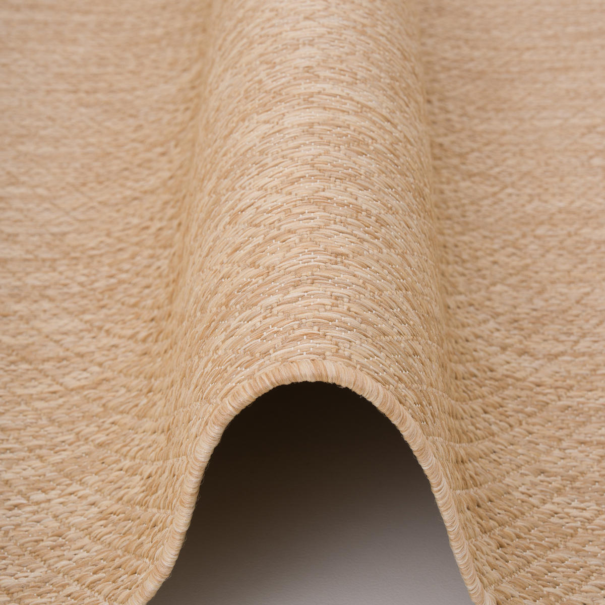 IN- & OUTDOOR FLACHGEWEBE TEPPICH PORTO MELIERT - Beige, Textil (200/250cm) - Snapstyle