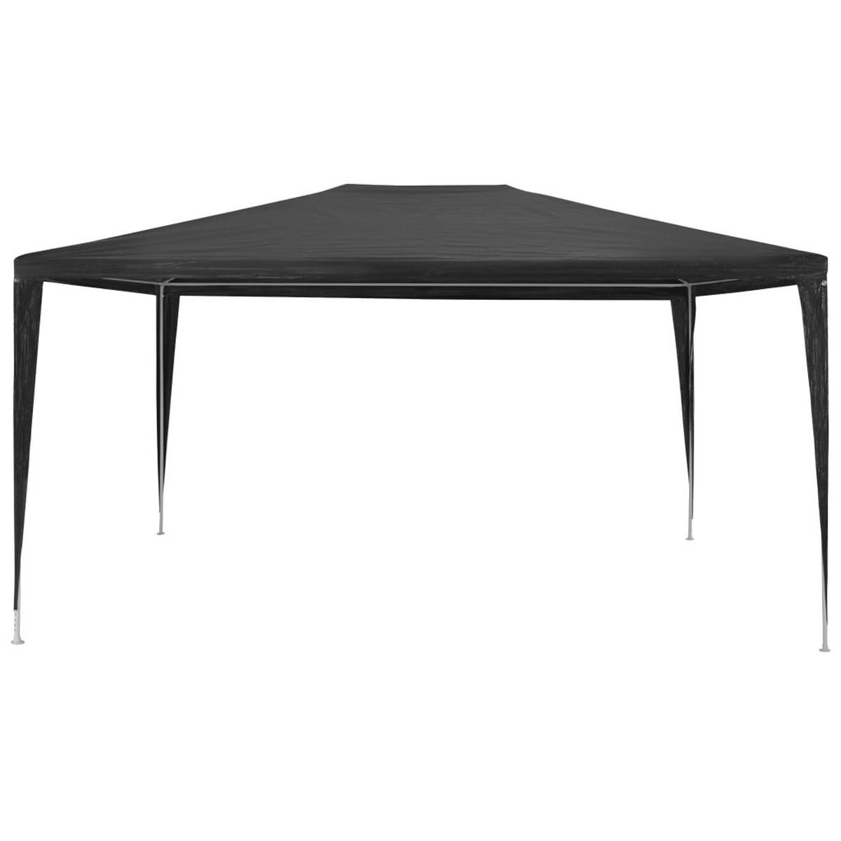 PARTYZELT 3/4 M Pe Anthrazit - Anthrazit, Kunststoff (300/255/400cm) - vidaXL