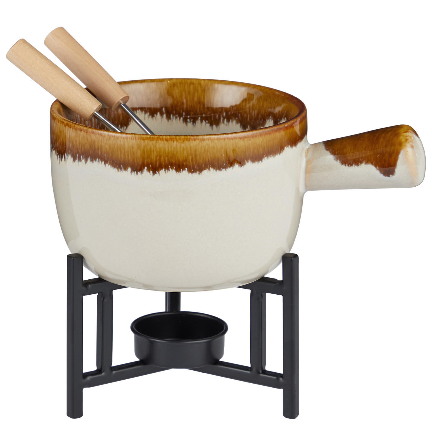 SCHOKOLADENFONDUE Au Chocolat - Beige, Keramik (12/8cm) - Butlers