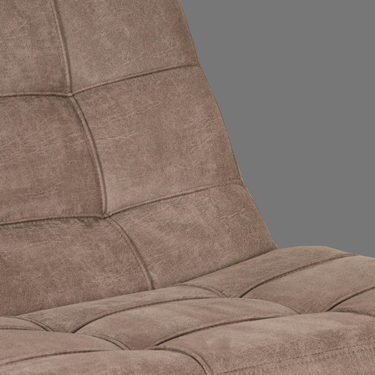SESSEL Alvar Taupe 57/53/83 cm - Taupe, Textil (53/83/57cm) - LABEL51
