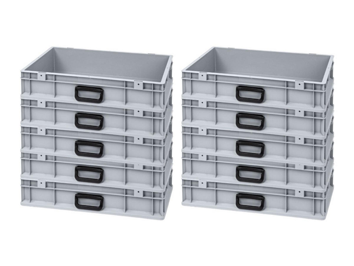 EUROBOX Nextgen Portable Uno 12x40x60cm 23 Liter - Grau, Kunststoff (40/12/60cm) - PROREGAL