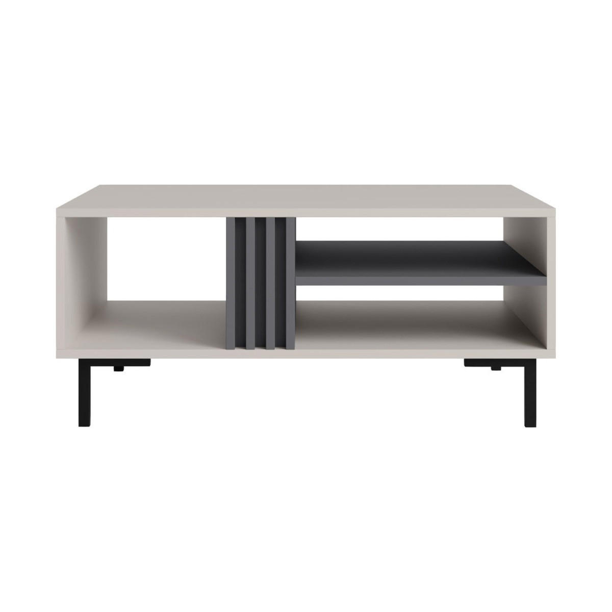 COUCHTISCH – 90 x 70 x 40 cm – ALLMO System – Kaschmir - Kaschmir, Holzwerkstoff (70/90/40cm) - hi-markt
