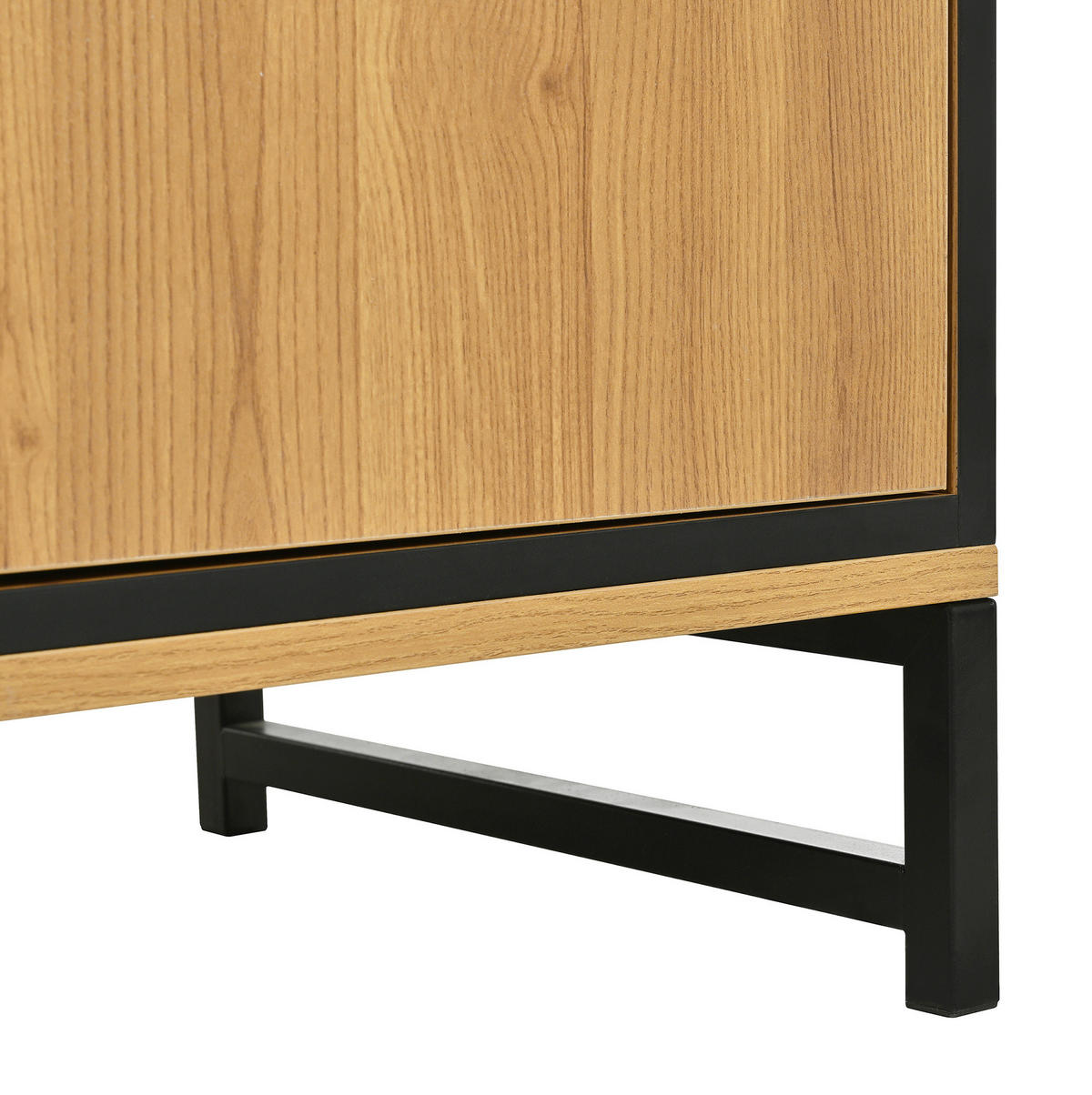 SIDEBOARD 160/40/85 cm Natur aus MDF und Spanplatte mit LED-Beleuchtung - Naturfarben, Holzwerkstoff (40/85/160cm) - OKMYHOME