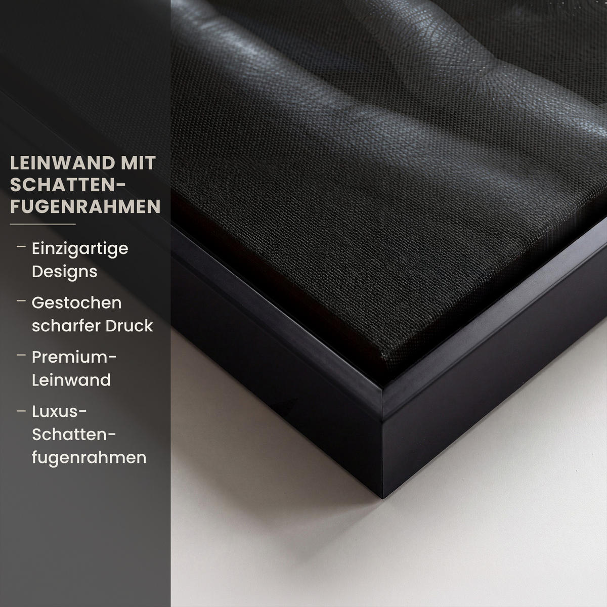 LEINWAND Bilder mit Rahmen - Frau - Gold - Porträt - Schwarz-Weiß - Luxus - 40x30 - Hellblau, Textil (40/30cm) - MuchoWow