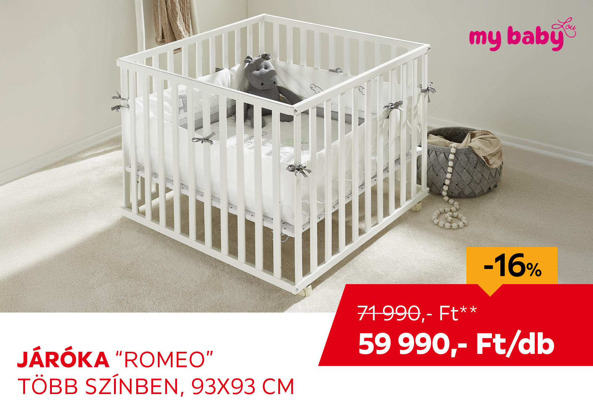 JÁRÓKA "ROMEO" Kiemelt termék 71990 Ft.- helyett 59990 Ft.-