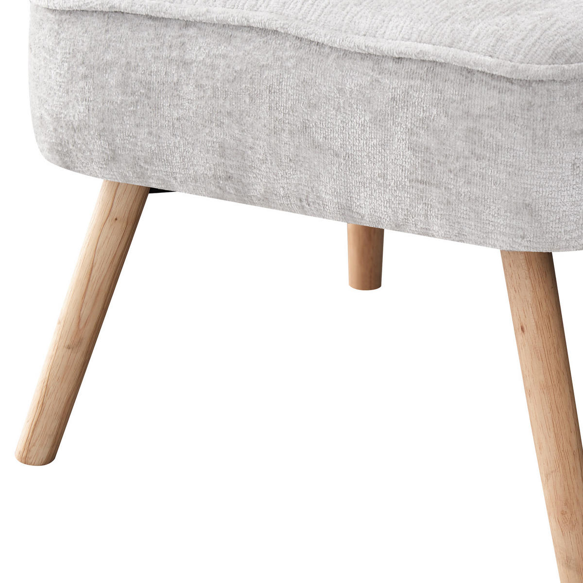 SESSEL YOYO Grau - Grau, Eichenholz/Textil (63/80/70cm) - B&D Home