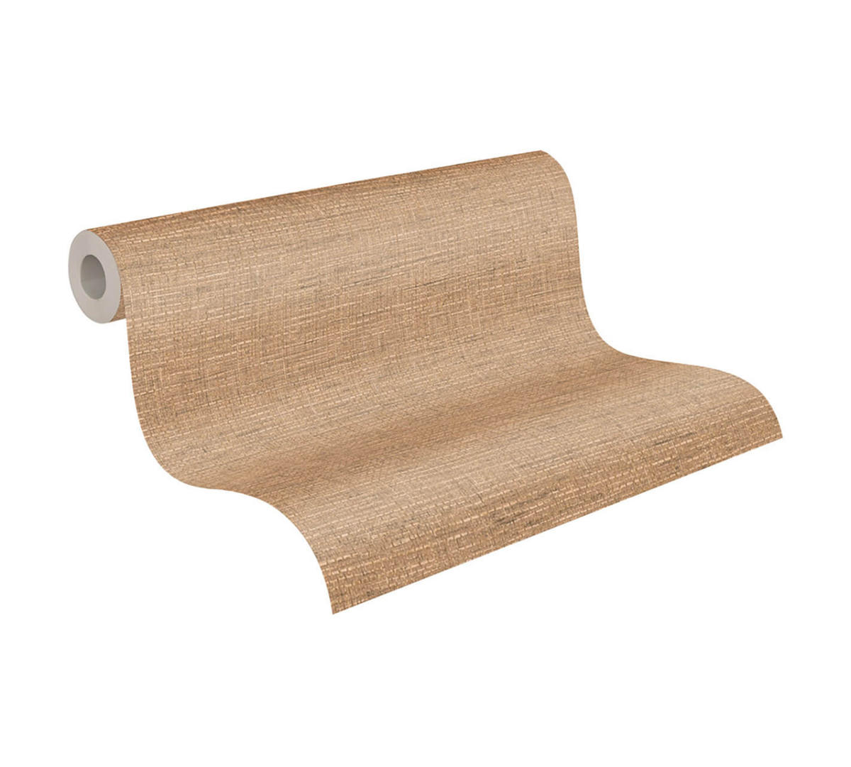 VLIESTAPETE Braun 53/1005 cm - Braun, Kunststoff/Textil (53/1cm) - KUNSTLOFT
