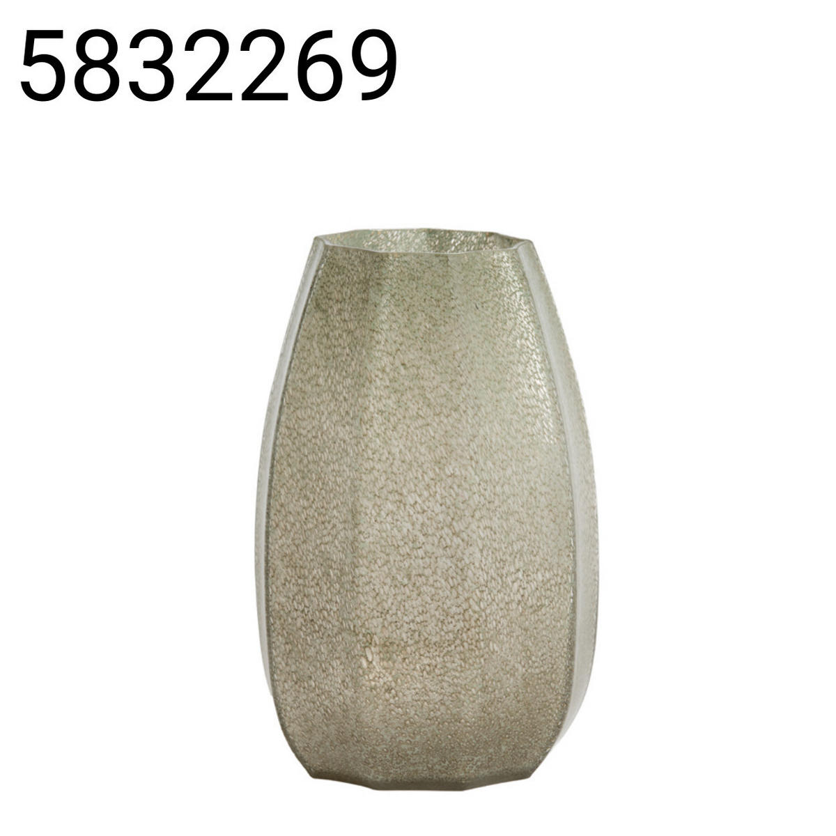 VASE Bradley - Grün - 23/23/38 cm - Grün, Glas (38cm) - Light & Living