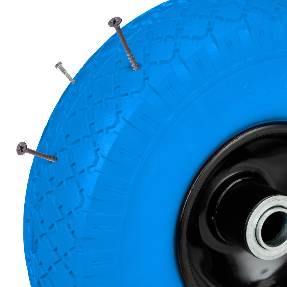 2xSCHUBKARRENRAD - Multicolor, Kunststoff/Metall (7.5/26/7.5cm) - Relaxdays