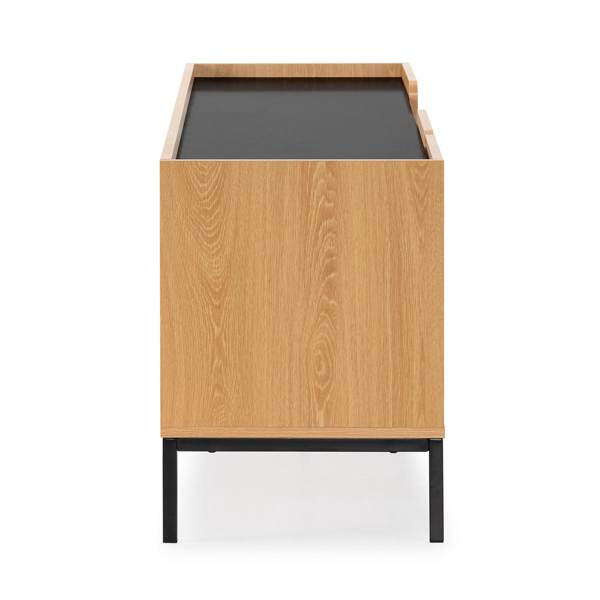 TV-ELEMENT Curva 3 türen Eichenfarbe - Honigeiche, Holzwerkstoff (160/55/40cm) - VS Venta-stock