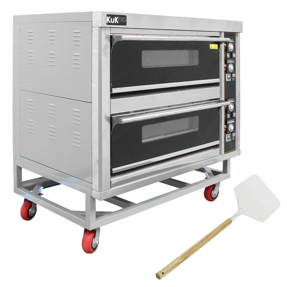 PIZZAOFEN Gastro - Silberfarben, Metall (87/90/49cm) - Kukoo