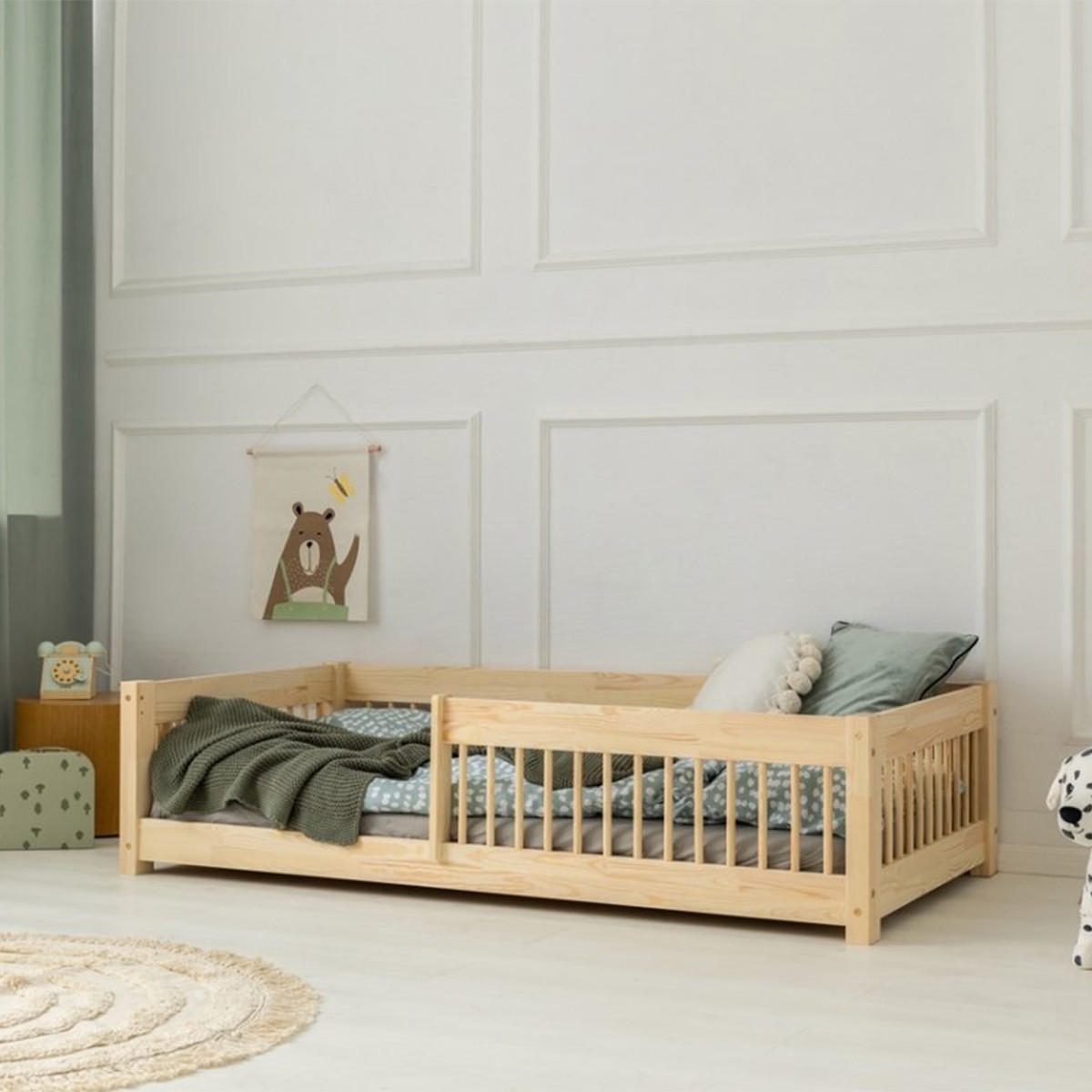 POSTEL 90/200 Ariette Přírodní dřevo - hnědá, dřevo (90/200cm) - Petits-meubles