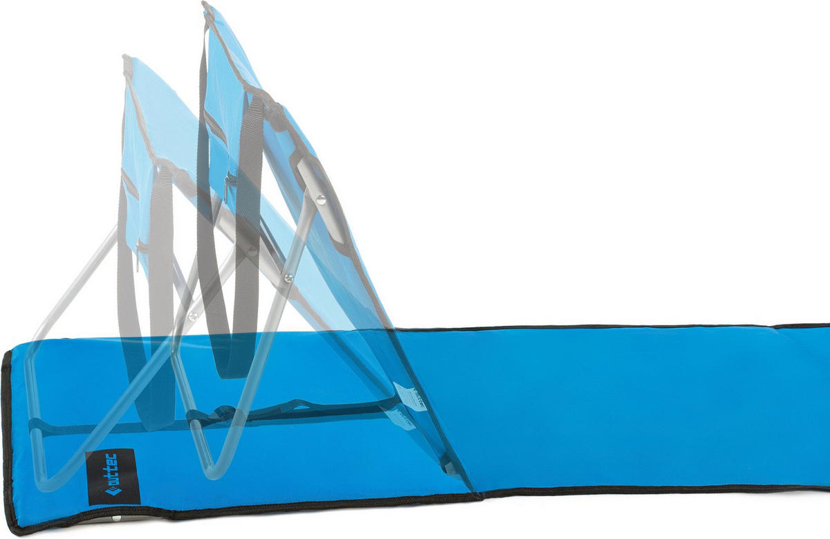 STRANDMATTE 150/49 cm - Blau, Textil (49/0.5/150cm) - Outtec