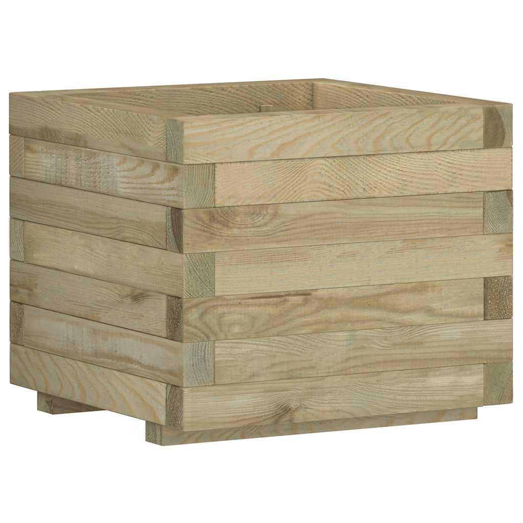 HOCHBEET 50/50/40 Cm Holz Quadratisch - Braun, Holz (50/40/50cm) - vidaXL