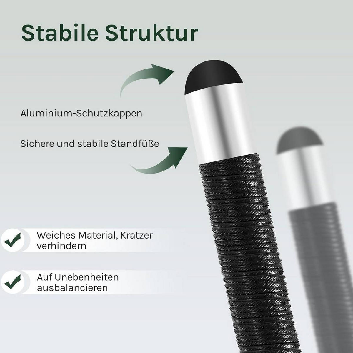 GARTENTISCH mit Glasplatte, klein, Schwarz - Schwarz, Glas/Kunststoff (50/50/45cm) - Woltu