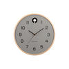 WANDUHR Natural Cuckoo Ø31,5 cm - Grau, Holz (31.5/31.5/2cm) - Karlsson