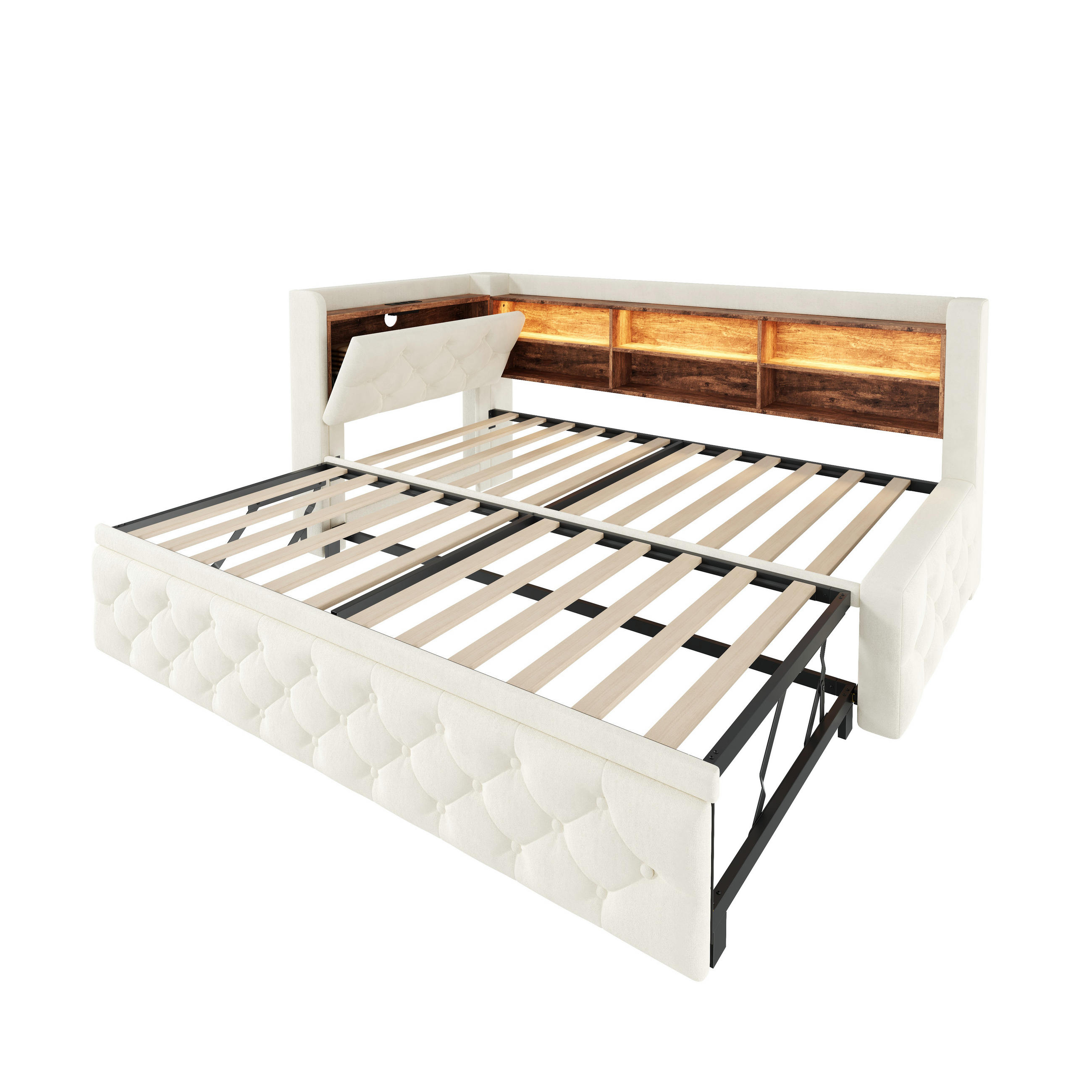 Lvhom Tagesbett Beige
