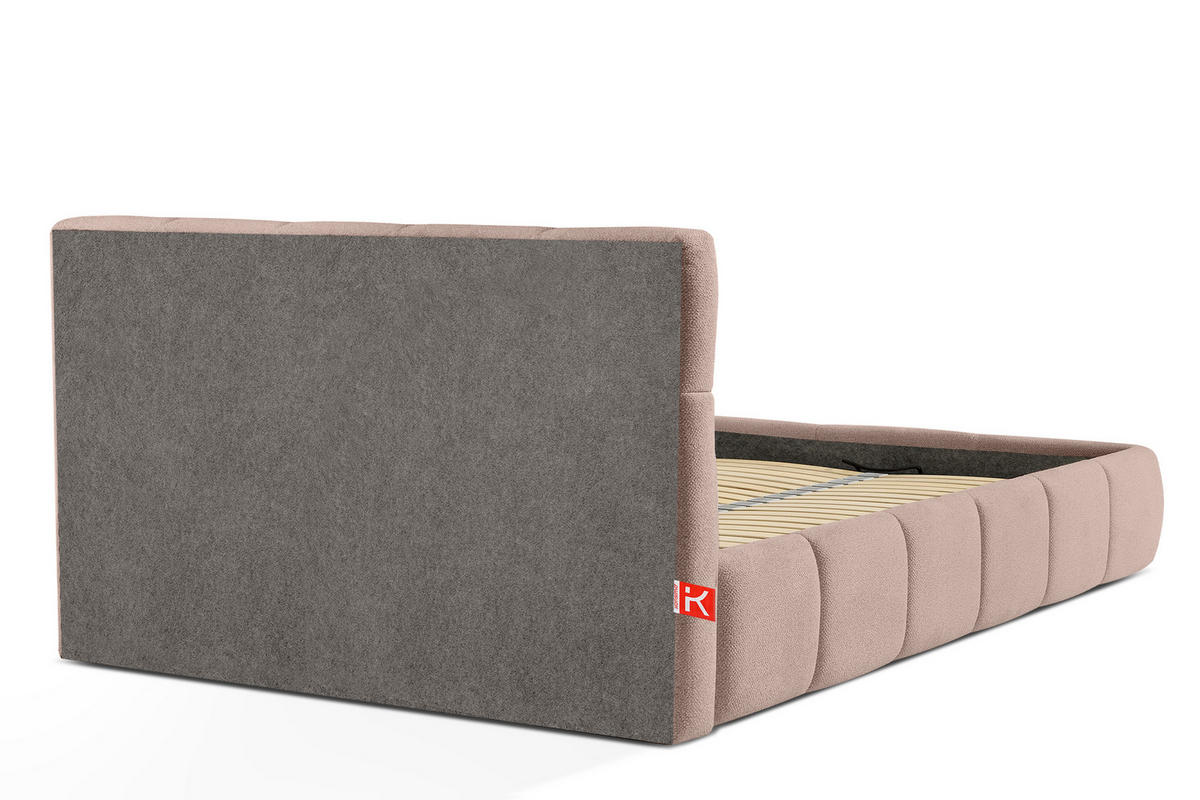 POLSTERBETT ALTOS, rosa - Rosa, Holz/Holzwerkstoff (160/200cm) - KONSIMO®
