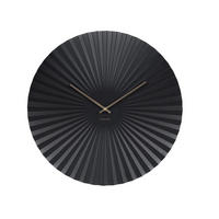 WANDUHR Sensu XL Ø50 cm - Schwarz, Metall (50/50/3.5cm) - Karlsson