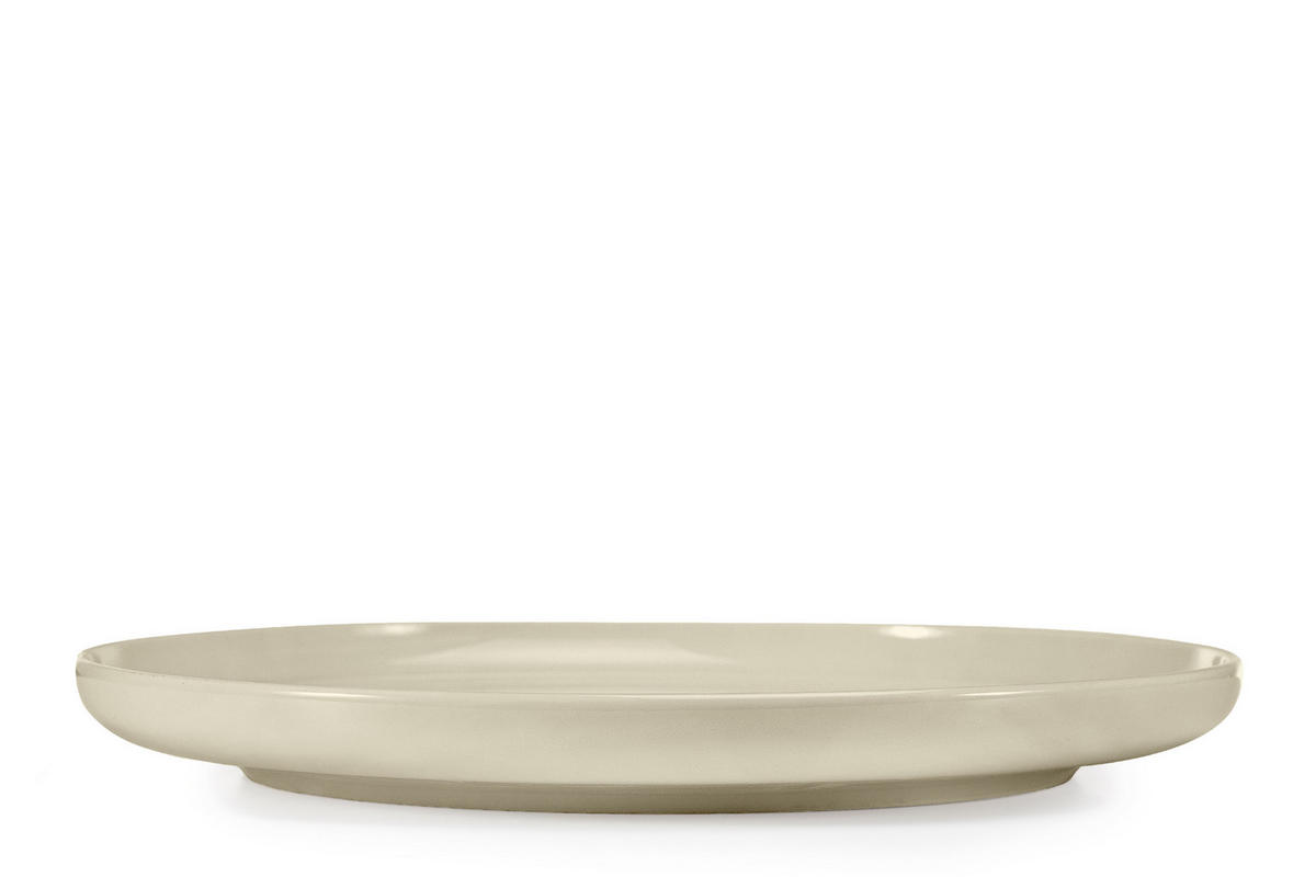 TELLER-SET VICTO 6-tlg Speiseteller - Beige, Keramik (27cm) - KONSIMO®