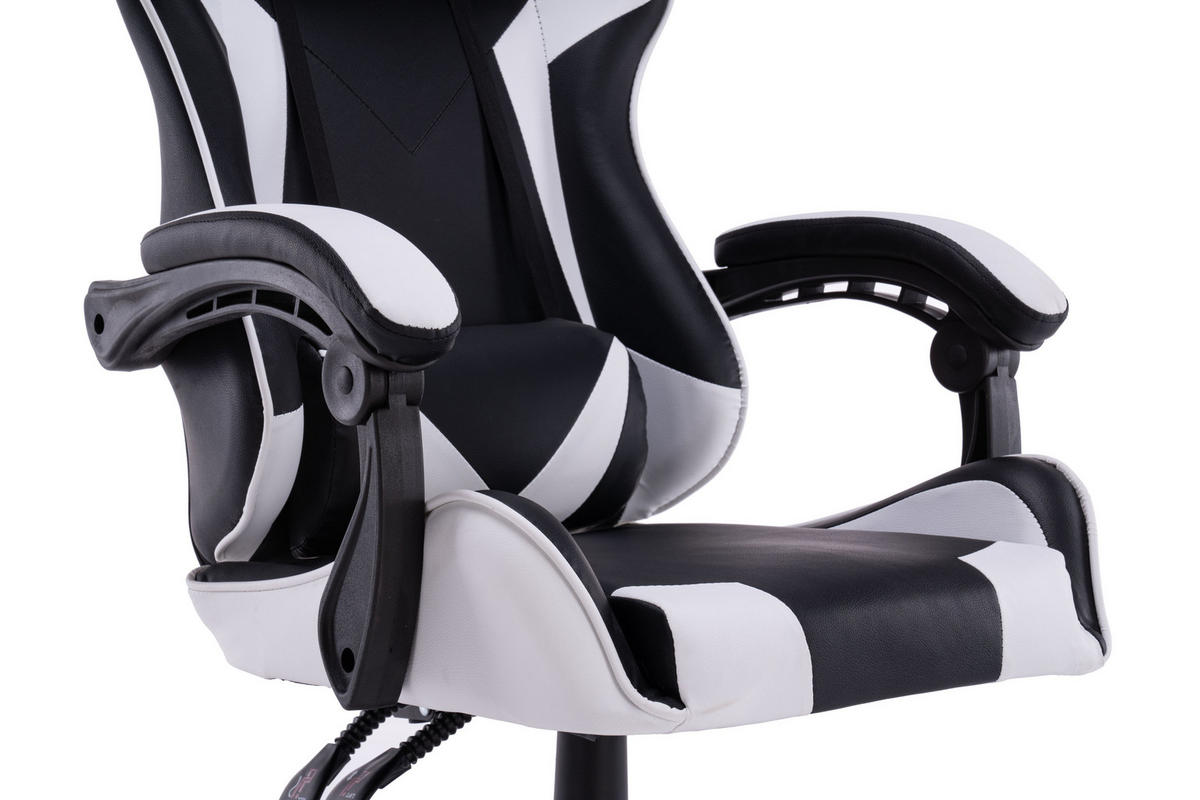 GAMING-DREHSTUHL REMUS WEISS - Weiß, Holzwerkstoff (66/125/62cm) - CDF