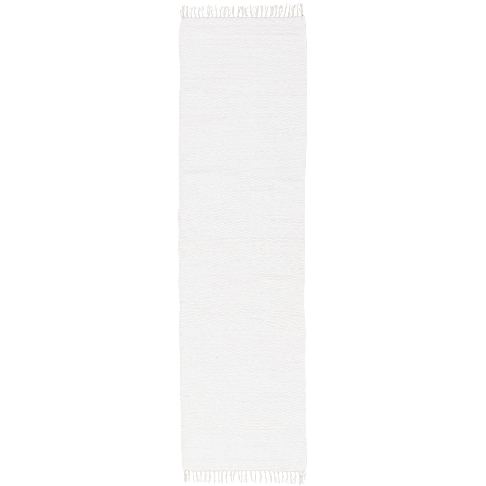 BAUMWOLLE NATUR TEPPICH LÄUFER JOLLY COTTON - Weiß, Textil (90/160cm) - Pergamon