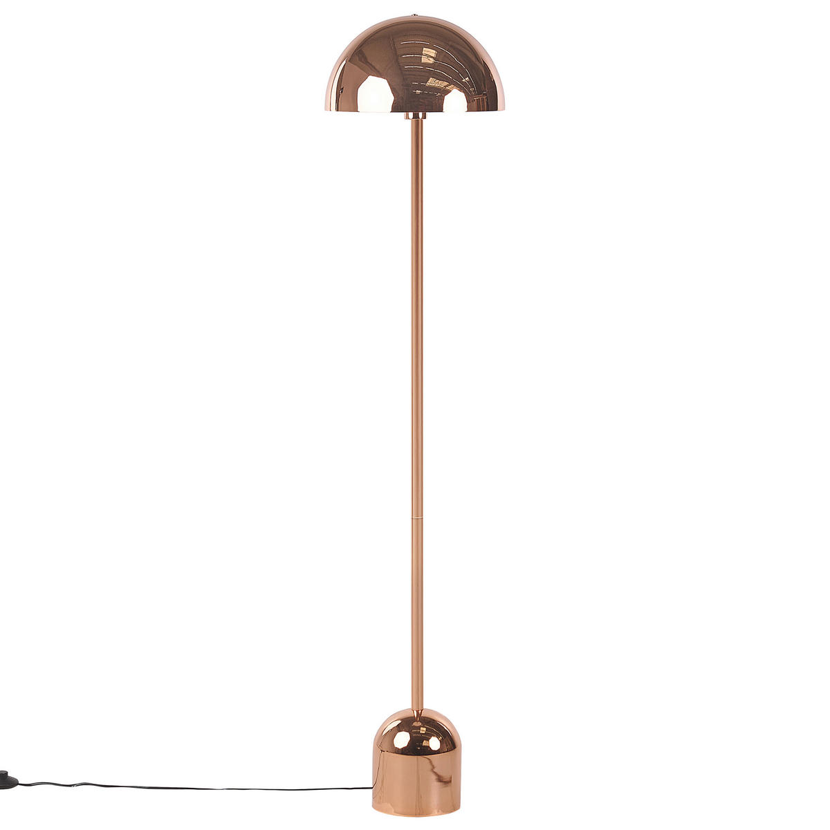 STEHLAMPE Macasia 35/35/158 cm - Kupferfarben, Metall (35/36/158cm) - Beliani