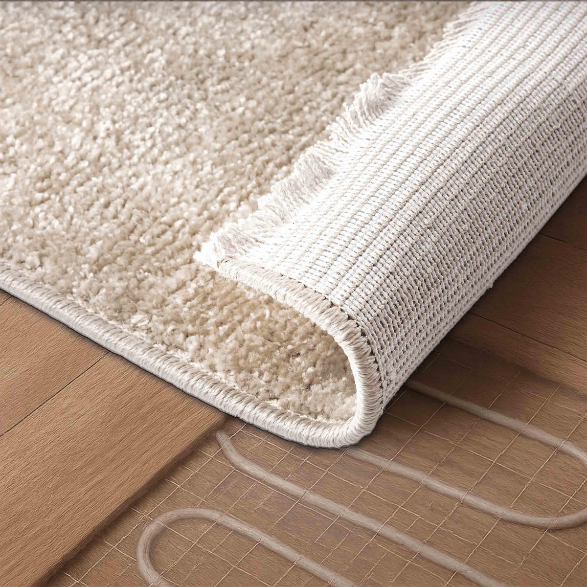 KURZFLORTEPPICH STEVIE - Beige, Textil (120/180cm) - Astra