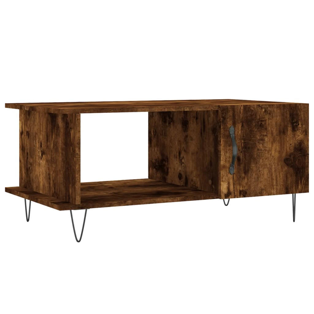 COUCHTISCH Räuchereiche 90x50x40 cm Holzwerkstoff - Braun, Holzwerkstoff (50/90/40cm) - furnicato