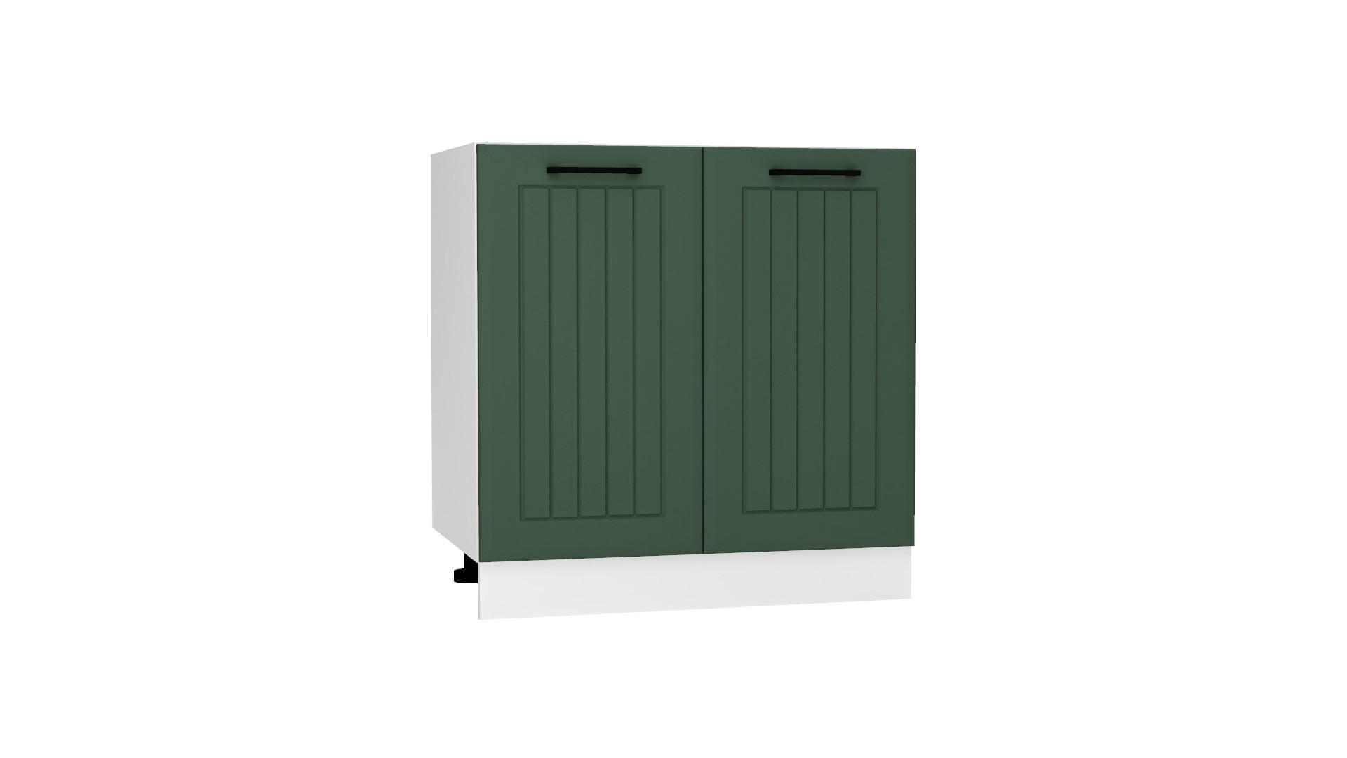 SPÜLENUNTERSCHRANK D80ZL P/L - ARVION - Praktische Küchenlösung - Grün, Holz/Metall (80/82/52.4cm) - ROYAL24_MARKT