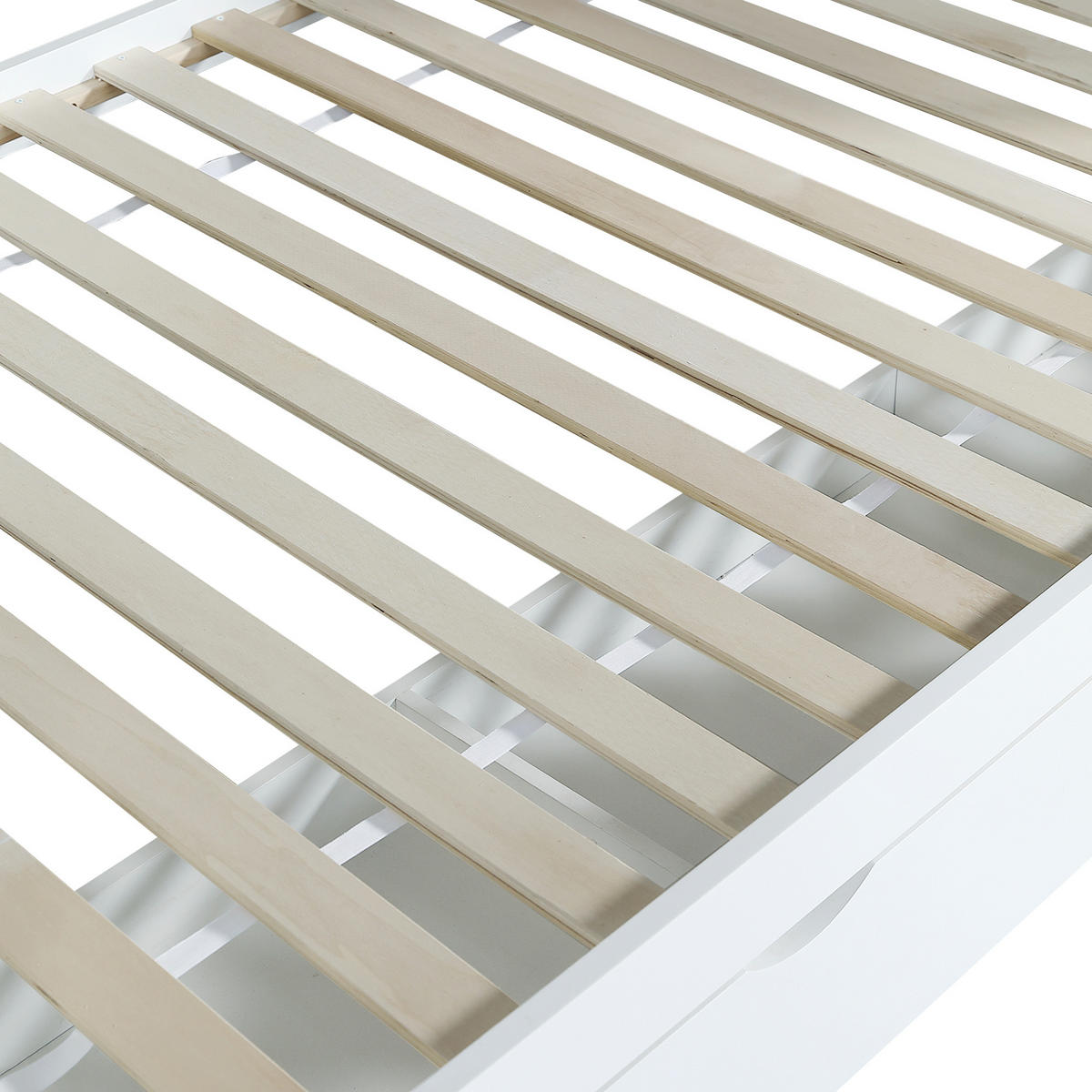 ETAGENBETT 90/200 cm Weiß - Weiß, Holz/Holzwerkstoff - Raumix