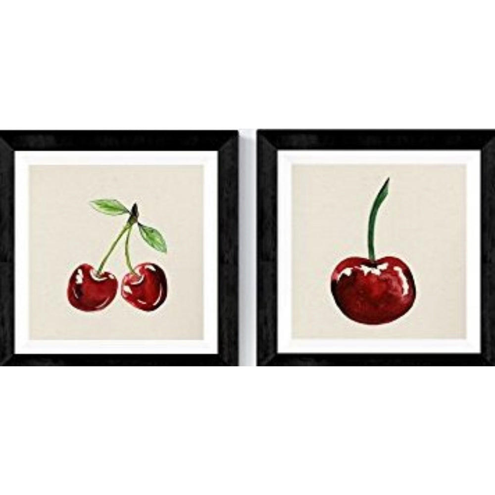 POSTER Set Mit 2 Obst Kinderdeko 20X20cm Rahmenlos - Klar, Papier (20/5/20cm) - Nacnic