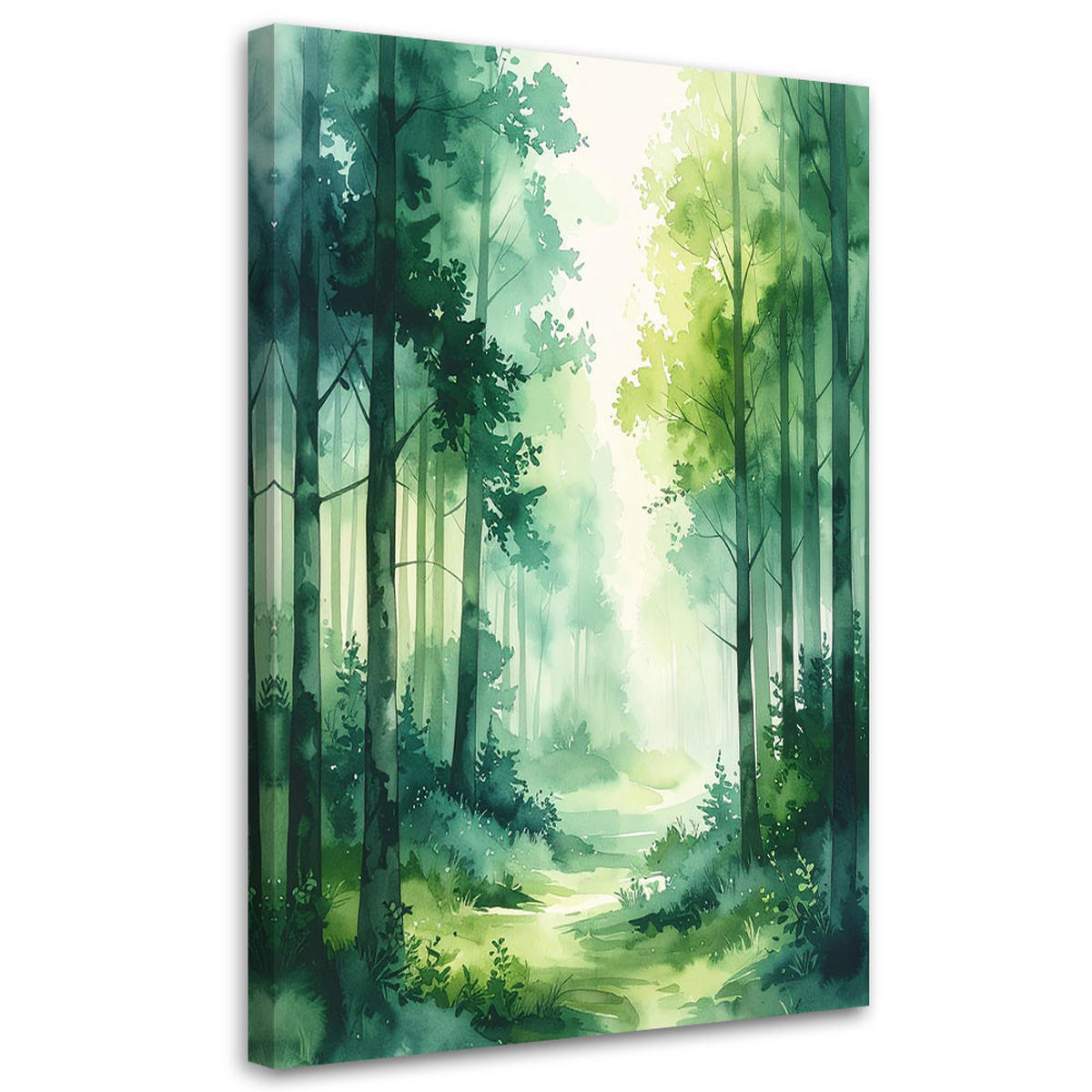 LEINWANDBILD Natur und Botanik 60x90cm - Grün, Textil (60/90cm) - Feeby