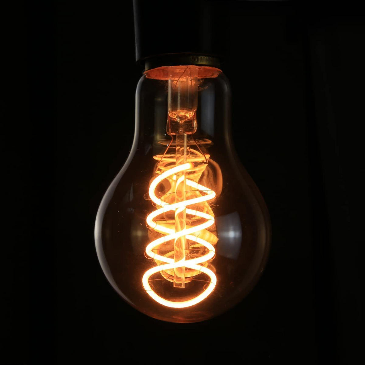LED žárovka E27 4W (1 ks) - průhledná, sklo (6/11cm) - Nettlife