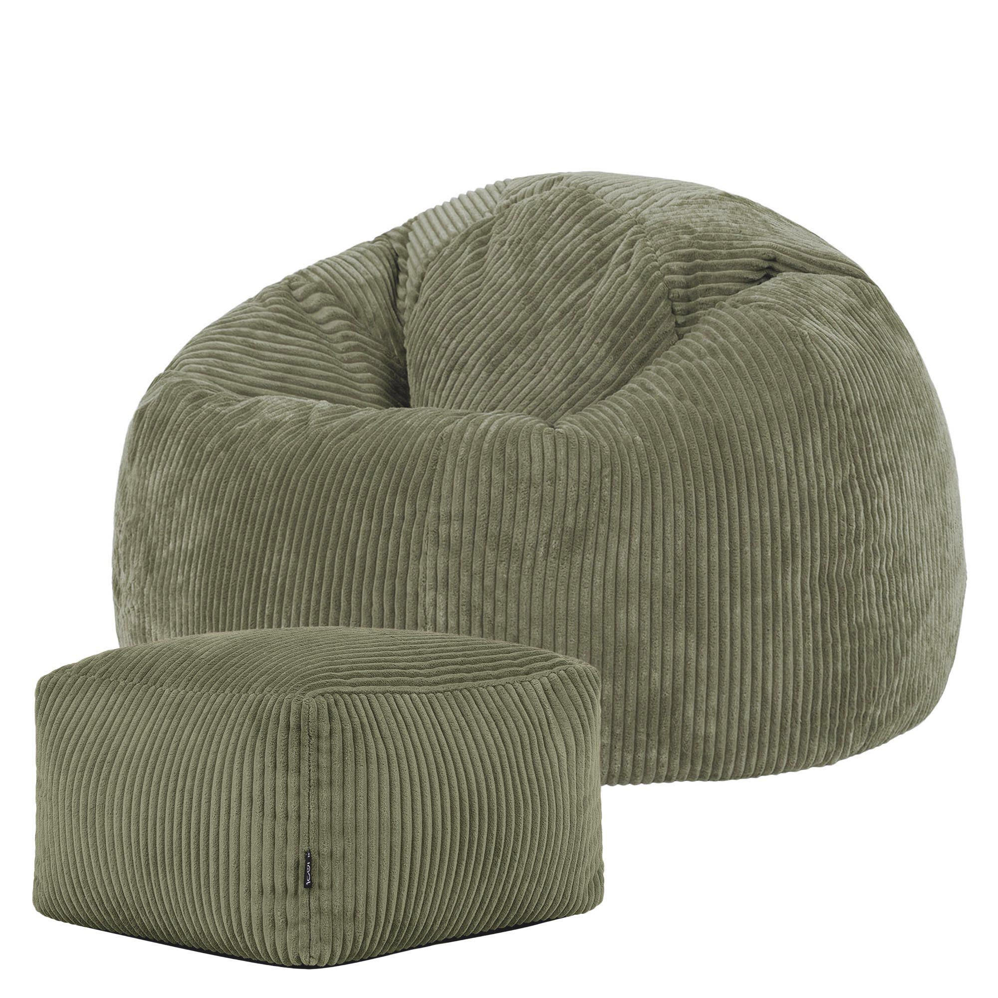 icon Sitzsack Salbeigrün 85x50x85 cm