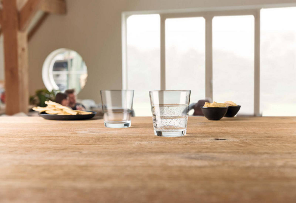 TRINKGLÄSER EVENT transparent 12er Set - Transparent, Glas (0.001L) - Leonardo Living