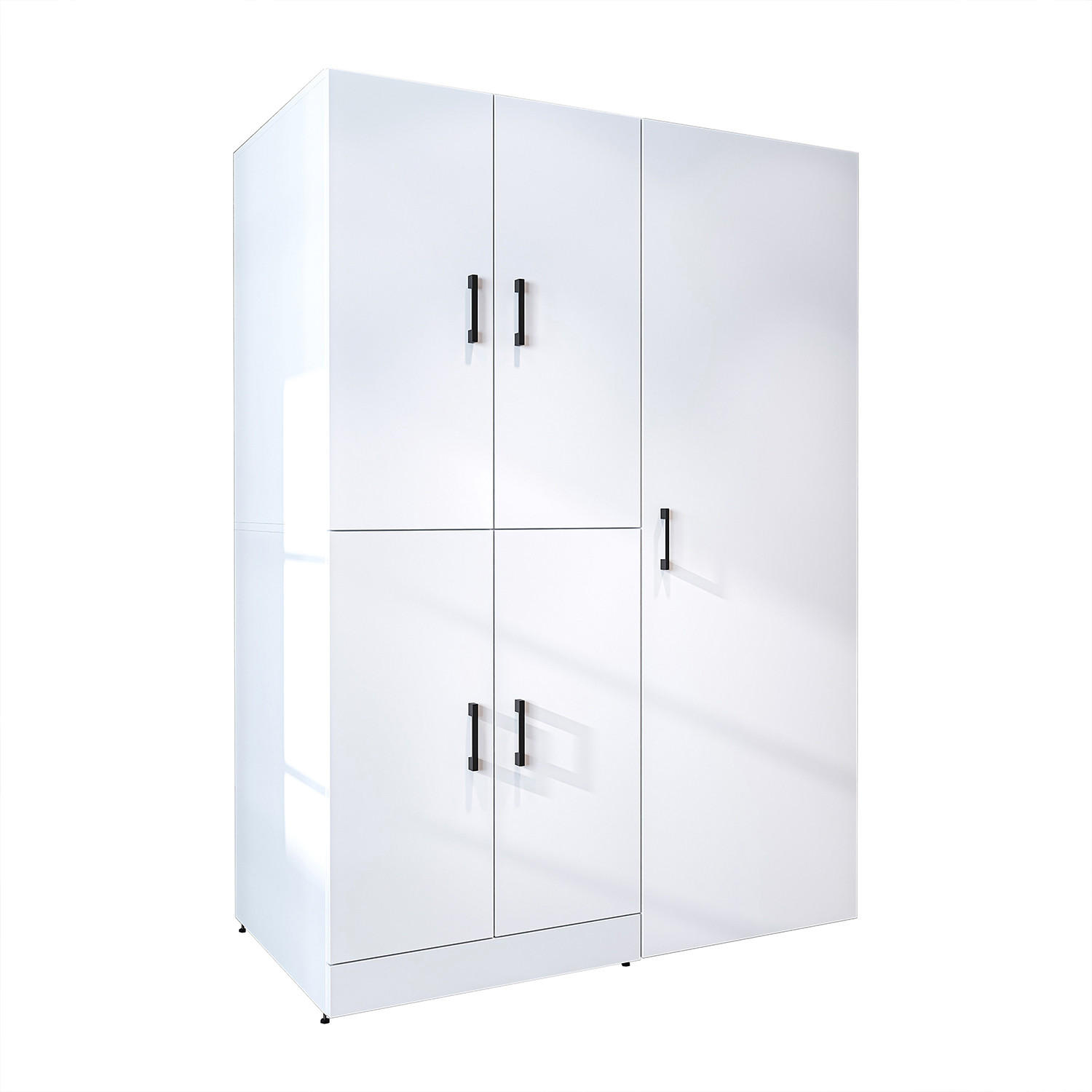 WASCHMASCHINENSCHRANK DORA-I 130cm Breit, 186cm Hoch - Weiß, Holzwerkstoff (130/186/73.8cm)