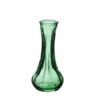 VASE Serenite Grün Glas - Grün, Glas (17cm) - Mondex