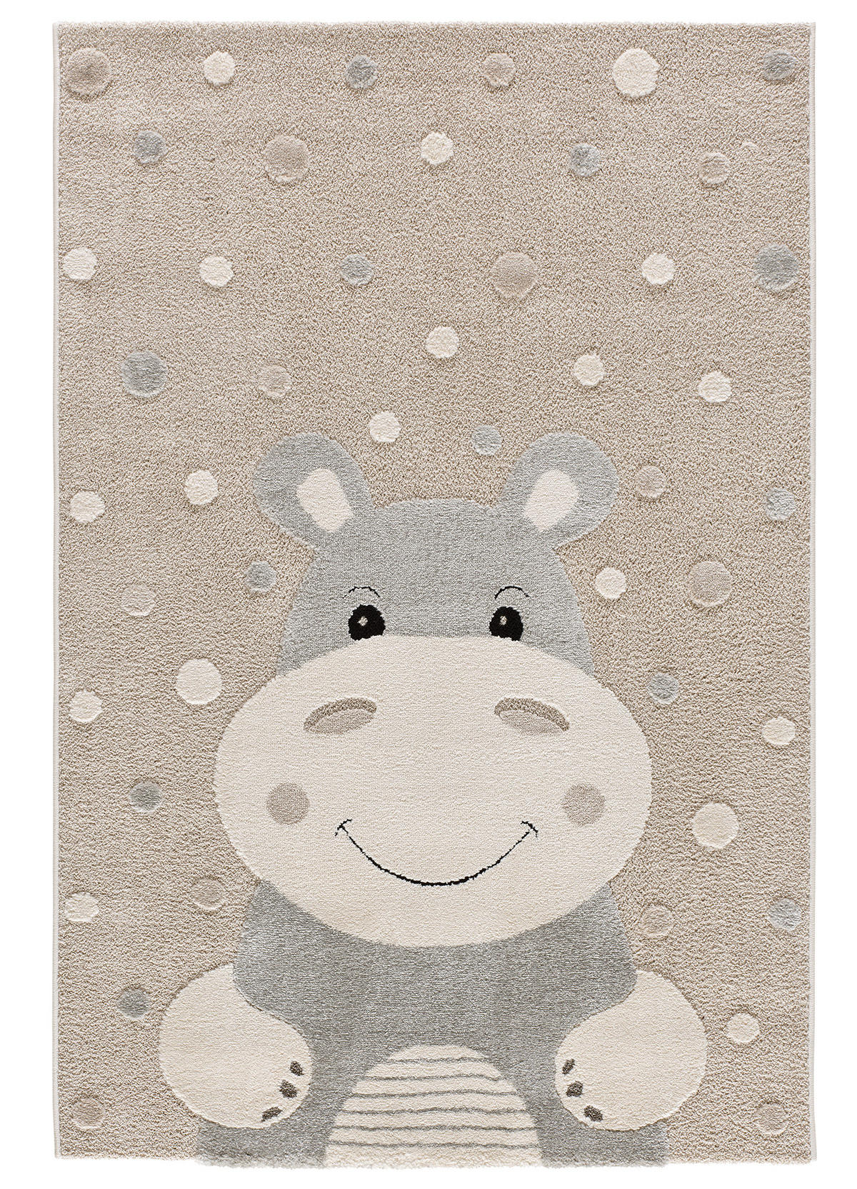 KINDERTEPPICH Stein Clown 120/170 cm - Hellgrau, Textil (120/170cm) - Atticgo
