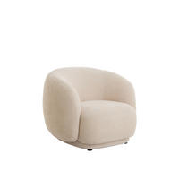 SESSEL Ovito Weiß 93/87/73 cm - Weiß, Holz (87/73/93cm) - Light & Living