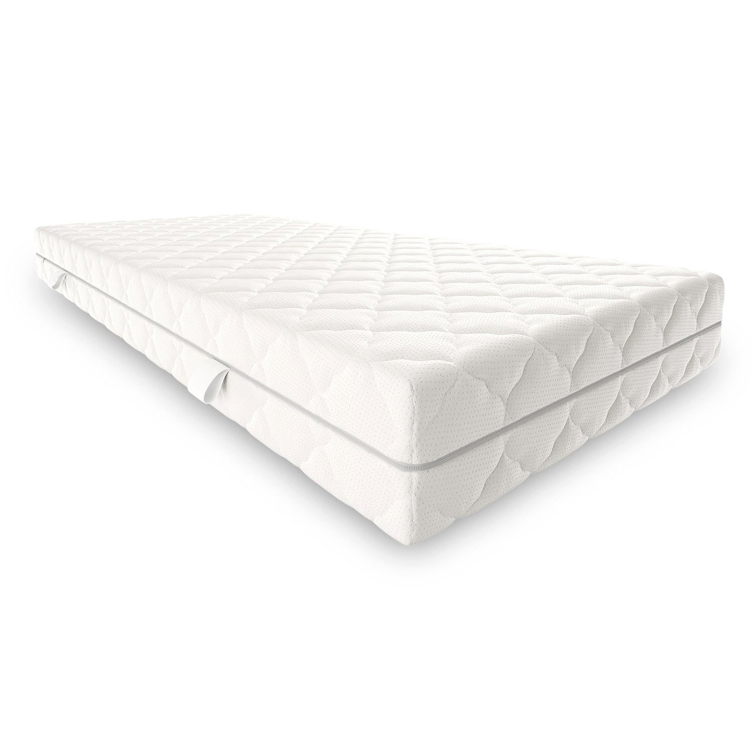 MATRATZE 160x200 mit Taschenfederkern - H2 H3 - 21 cm Höhe - 7-Zonen - Weiß, Textil (160/200cm) - Mister Sandman