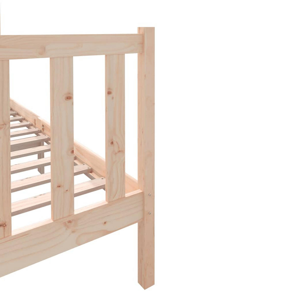 BETT Kilpatrick 145.5/195.5 cm - Braun, Holz (140/190cm) - Nettlife