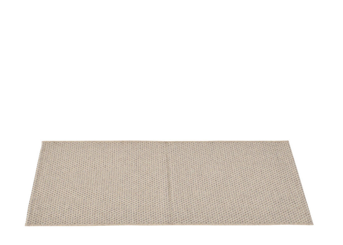 WOLLTEPPICH Raven 55x95 cm - Beige, Naturmaterialien (55/95cm) - A2A Home