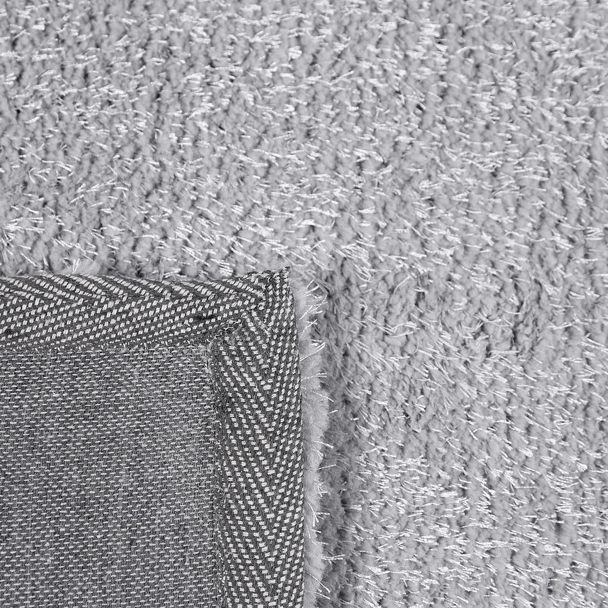 SHAGGY-TEPPICH Demre 300/200 cm - Grau, Kunststoff (200/300cm) - Beliani