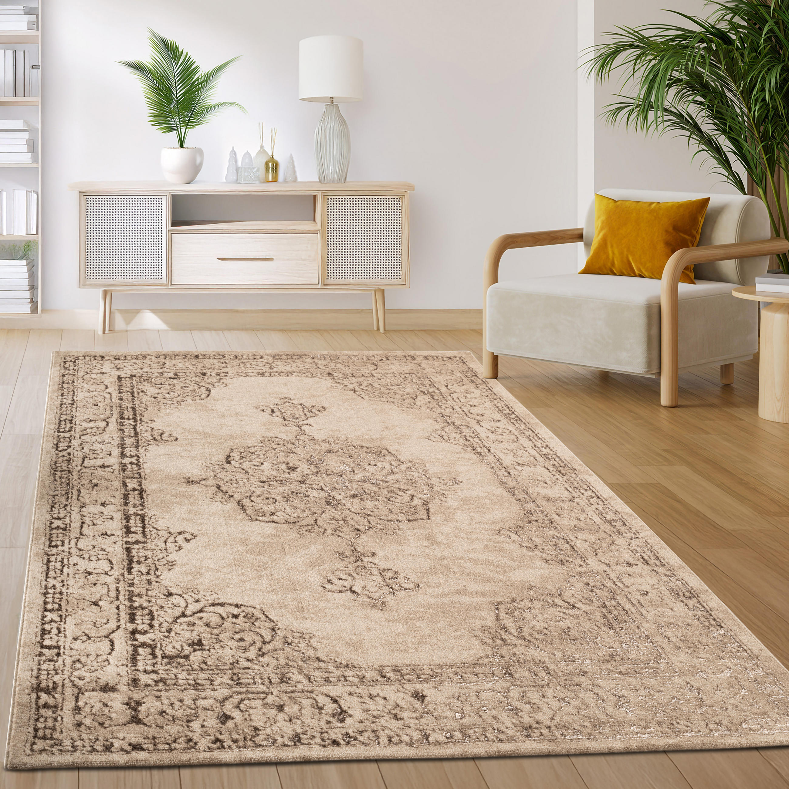 KURZFLORTEPPICH 240/340 cm - Beige, Textil (240/340cm) - Paco Home