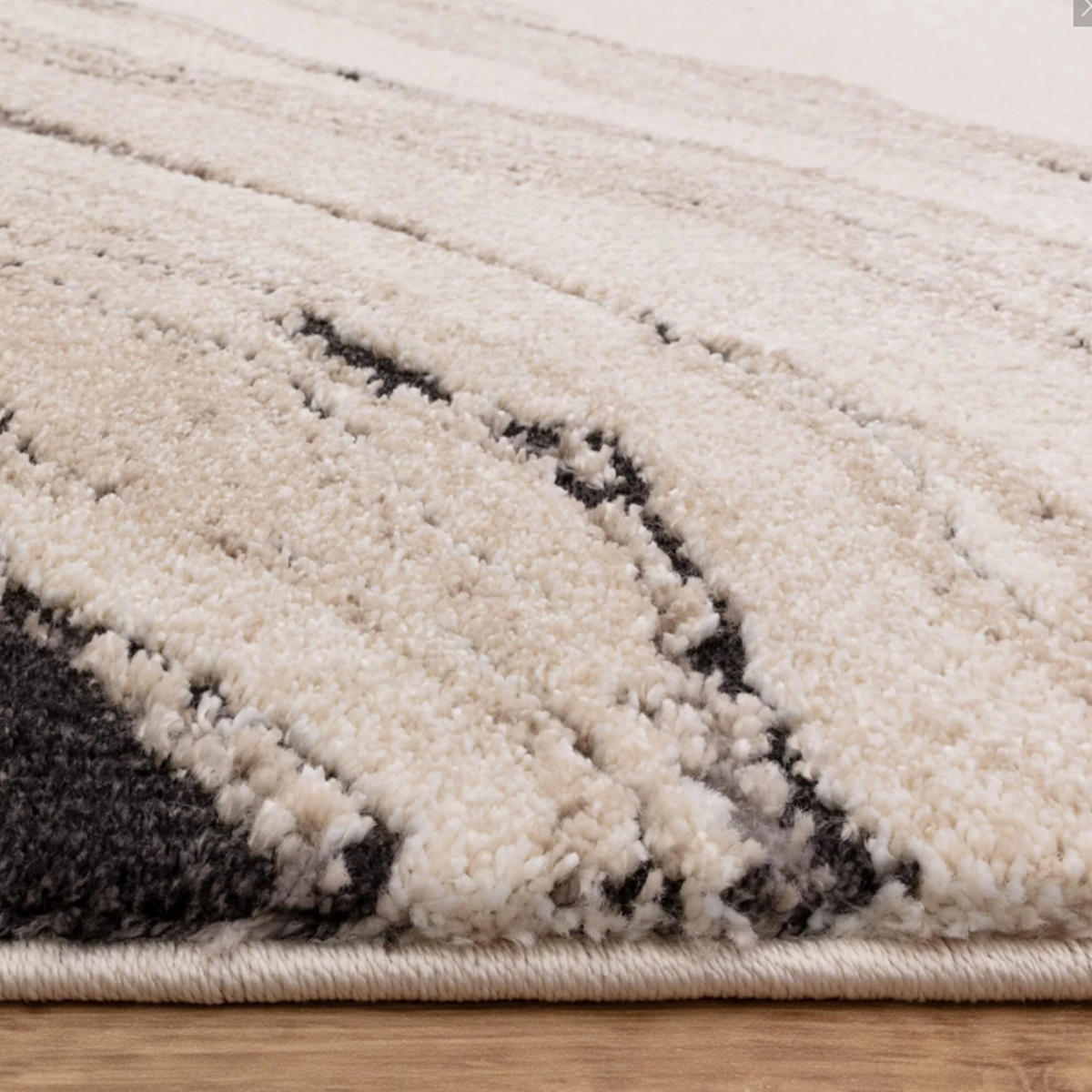 TEPPICH Flachgewebe SWELL Beige 120 x 170 cm - Beige, Textil (120/170cm) - Novatrend