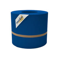 SICHTSCHUTZSTREIFEN Premium für Doppelstabmatten Zaunblende Enzianblau, 26m - Blau, Kunststoff (2600/19cm) - ZAUN|ZU