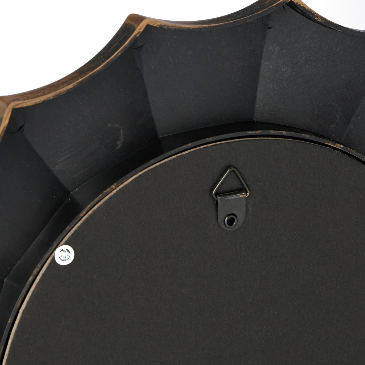 3XZRKADLÁ - zlatá, plast/sklo (25/25/2cm) - Relaxdays